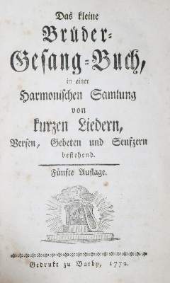 Bild Nr.1: 130-192 Kleine Brüder-Gesang-Buch, Das,: (Herrnhuter)