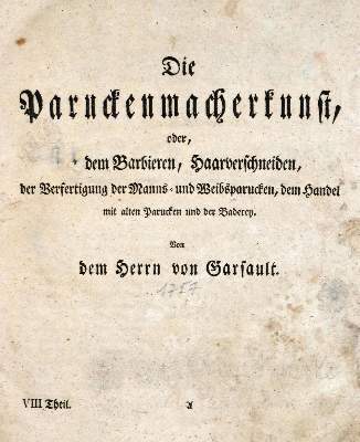 Bild Nr.1: 130-1955 Perückenmacher.: (Verschiedene Gebiete - Varia, Berufe)