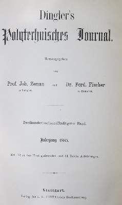 Bild Nr.1: 130-1965 Dingler,J.G. (Hrsg.).: (Verschiedene Gebiete - Varia)