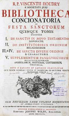 Bild Nr.1: 130-199 Houdry,V.: (Alte Drucke, Handschriften und Theologie)