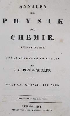 Bild Nr.1: 130-2005 Clausius,R.: (Verschiedene Gebiete - Varia, Physik)