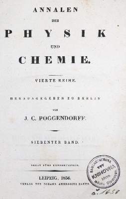 Bild Nr.1: 130-2006 Clausius,R.: (Verschiedene Gebiete - Varia, Physik)