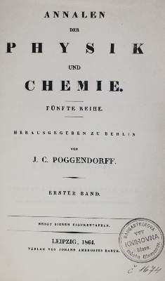Bild Nr.1: 130-2007 Clausius,R.: (Verschiedene Gebiete - Varia, Physik)
