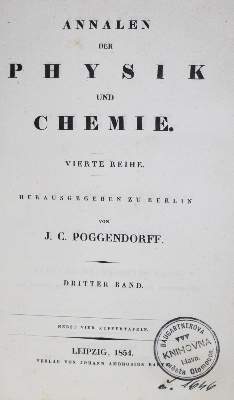 Bild Nr.1: 130-2011 Clausius,R.: (Verschiedene Gebiete - Varia, Physik)