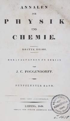 Bild Nr.1: 130-2014 Kirchhoff,G.: (Verschiedene Gebiete - Varia, Physik)