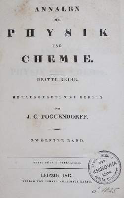 Bild Nr.1: 130-2015 Kirchhoff,G.: (Verschiedene Gebiete - Varia, Physik)