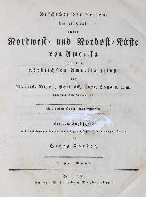 Bild Nr.2: 130-2052 Forster,G. (Hrsg. u. Übers.).: (Amerika)