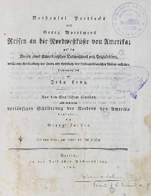 Bild Nr.2: 130-2060 Portlock,N. u. G.Mortimer.: (Amerika)