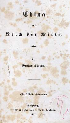 Bild Nr.3: 130-2076 Klemm,G.: (Asien, China)