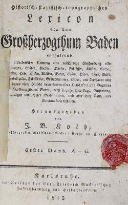 Bild Nr.1: 130-2126 Kolb,J.B.: (Deutschland, Baden-Württemberg)
