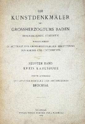 Bild Nr.1: 130-2129 Kunstdenkmäler, Die,: (Deutschland, Baden-Württemberg)