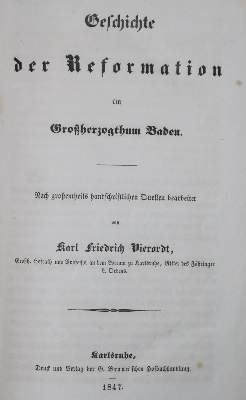 Bild Nr.1: 130-2152 Vierordt,K.F.: (Deutschland, Baden-Württemberg)