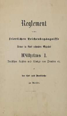 Bild Nr.1: 130-2243 Reglement: (Deutschland, Preussen)