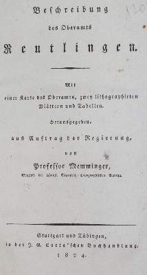 Bild Nr.2: 130-2248 Memminger,(J.D.G.).: (Deutschland, Reutlingen)