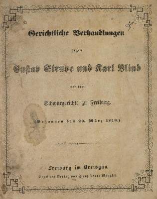 Bild Nr.1: 130-2251 Gerichtliche Verhandlungen: (Deutschland, Revolution 1848/49 - Vormärz - Politik)