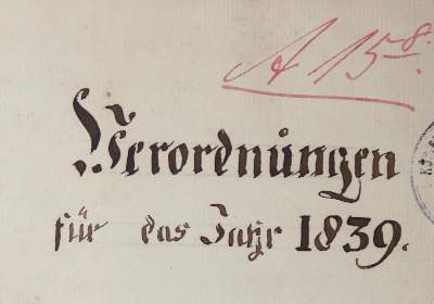 Bild Nr.1: 130-2276 Verordnungen: (Deutschland, Schleswig-Holstein)