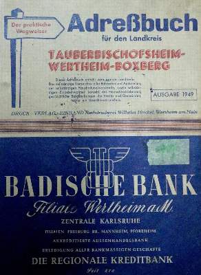 Bild Nr.1: 130-2295 Tauberbischofsheim.: (Deutschland)