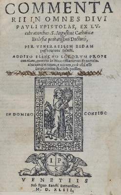 Bild Nr.1: 130-23 Beda,V.: (Alte Drucke, Handschriften und Theologie)