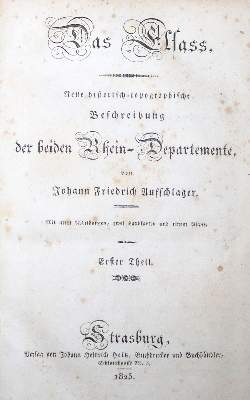 Bild Nr.1: 130-2308 Aufschlager,J.F.: (Frankreich, Elsass)