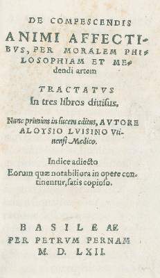 Bild Nr.1: 130-234 Luisini (auch Luigini u. Lovisino),L.: (Alte Drucke, Handschriften und Theologie)