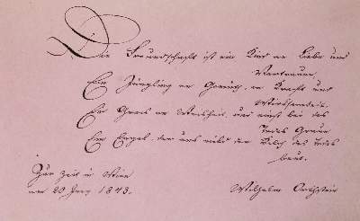 Bild Nr.2: 130-2372 Wiener Freundschaftsalbum.: (Österreich, Wien, Handschriften)