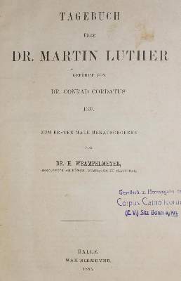 Bild Nr.1: 130-238 Wrampelmeyer,H. (Hrsg.).: (Luther)
