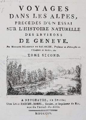 Bild Nr.1: 130-2381 Saussure,H.B.de.: (Verschiedene Länder - Geschichte, Alpen und Alpinismus)