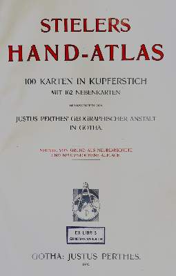 Bild Nr.1: 130-2403 Stielers Hand-Atlas.: (Verschiedene Länder - Geschichte, Atlanten)