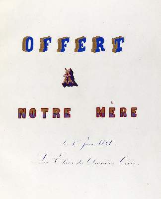 Bild Nr.2: 130-2407 Offert a notre Mère: (Verschiedene Länder - Geschichte, Atlanten, Vorderasien)