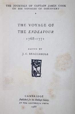 Bild Nr.1: 130-2424 Beaglehole,J.C. (Hrsg.).: (Verschiedene Länder - Geschichte, Cook)