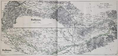 Bild Nr.1: 130-2429 Karte: (Verschiedene Länder - Geschichte, Donaulauf)
