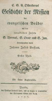 Bild Nr.1: 130-2469 Oldendorp,C.G.A.: (Verschiedene Länder - Geschichte)