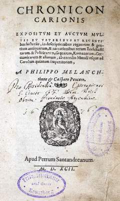Bild Nr.1: 130-247 Melanchthon,P. u.a.: (Alte Drucke, Handschriften und Theologie)