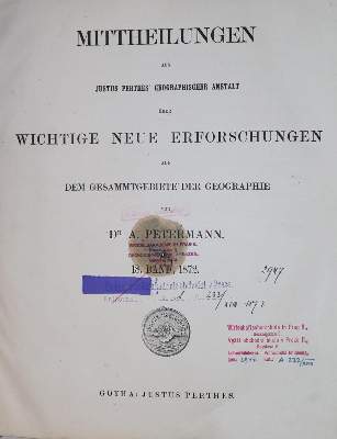 Bild Nr.1: 130-2473 Petermann,A.: (Verschiedene Länder - Geschichte)