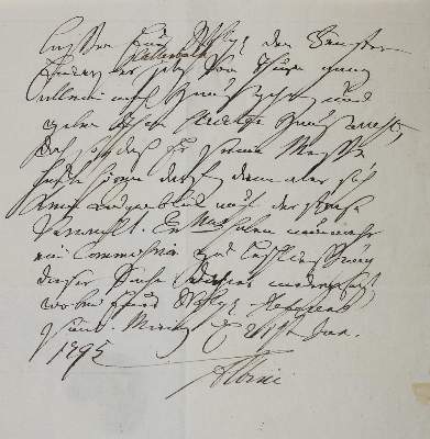 Bild Nr.1: 130-2504 Albini, Franz Joseph Frhr. v.,: (Autographen)