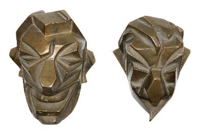 Bild Nr.1: 130-2566 Kubistische Masken.: (Varia)