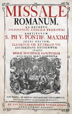 Bild Nr.1: 130-259 Missale Romanum,: (Alte Drucke, Handschriften und Theologie)