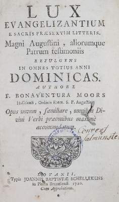 Bild Nr.1: 130-261 Moors,B.: (Alte Drucke, Handschriften und Theologie)