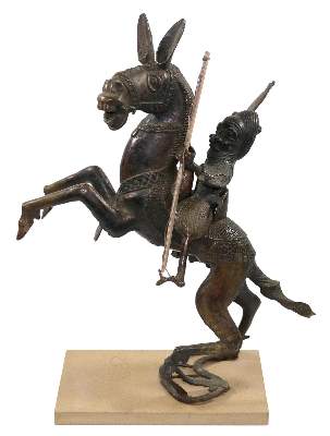 Bild Nr.1: 130-2644 Reiter Bronze: (Afrika)