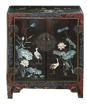 Bild Nr.6: 130-2662 Paar Chinesische Schränkchen: (Asiatika, China)