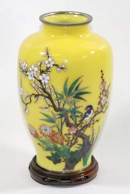 Bild Nr.1: 130-2675 Japanische Cloisonnevase.: (Asiatika)