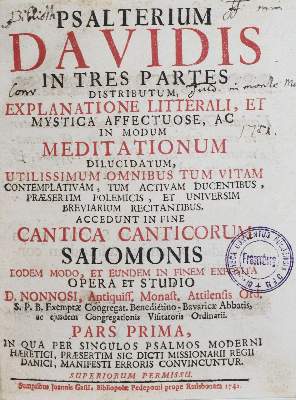 Bild Nr.1: 130-270 Nonnosus Attilensis.: (Alte Drucke, Handschriften und Theologie)