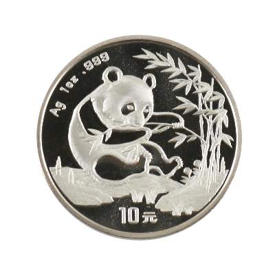 Bild Nr.1: 130-2708 China 11 x 10 Yuan Panda.: (Münzen und Medaillen)