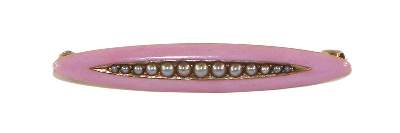 Bild Nr.1: 130-2736 Jugendstilbrosche 585 GG.: (Schmuck, Broschen)