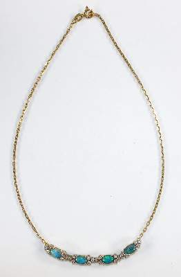 Bild Nr.3: 130-2741 Opalcollier 18k GG: (Schmuck, Collier)