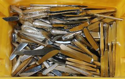 Bild Nr.2: 130-2760 Riesige Besteck-Sammlung.: (Silber)