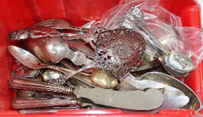Bild Nr.6: 130-2760 Riesige Besteck-Sammlung.: (Silber)