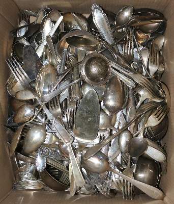 Bild Nr.7: 130-2760 Riesige Besteck-Sammlung.: (Silber)