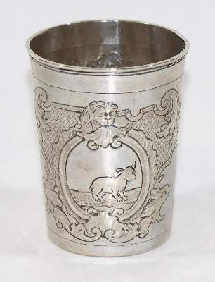 Bild Nr.1: 130-2761 Barockbecher.: (Silber, Russland)
