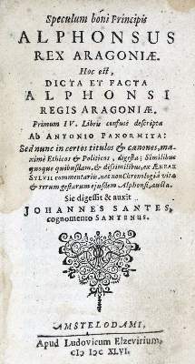Bild Nr.1: 130-277 Panormitanus,A. (d.i. A.Beccadelli).: (Alte Drucke, Handschriften und Theologie)